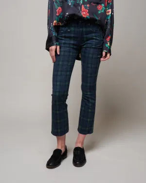 kick fit jean - printed tartan