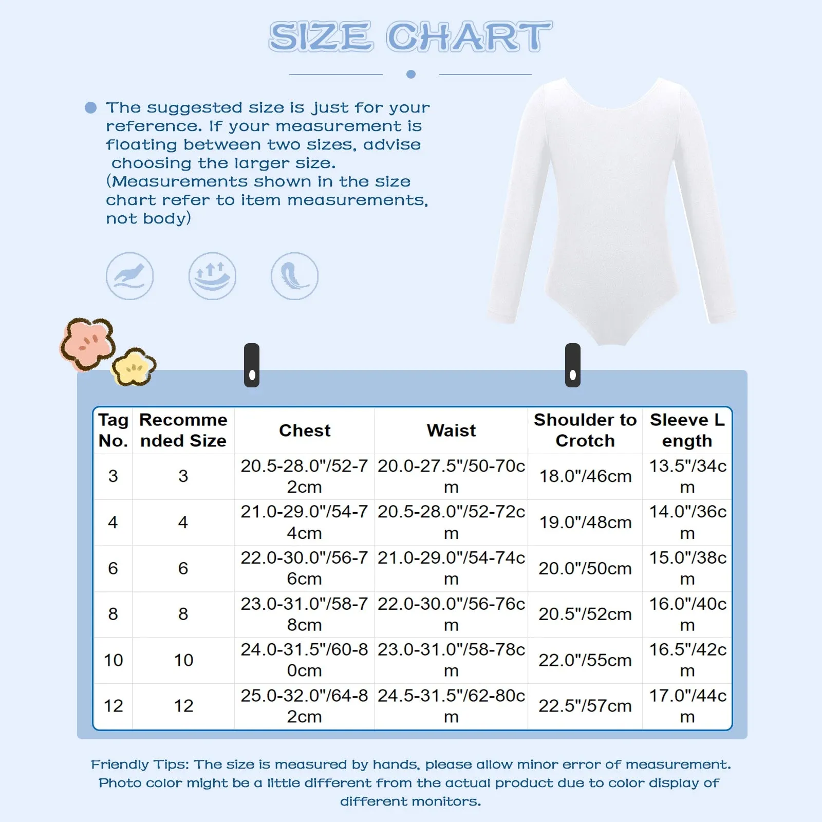 Kids Girls Ballet Leotard: Long Sleeve Solid Color Gymnastics Dance Bodysuit
