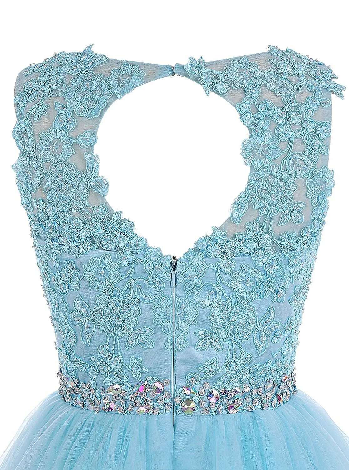 Lace Beaded Homecoming Dresses