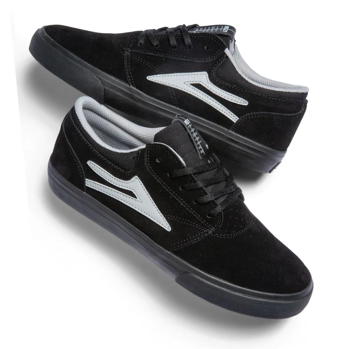 Lakai Griffin Skate Shoes - Black / Black