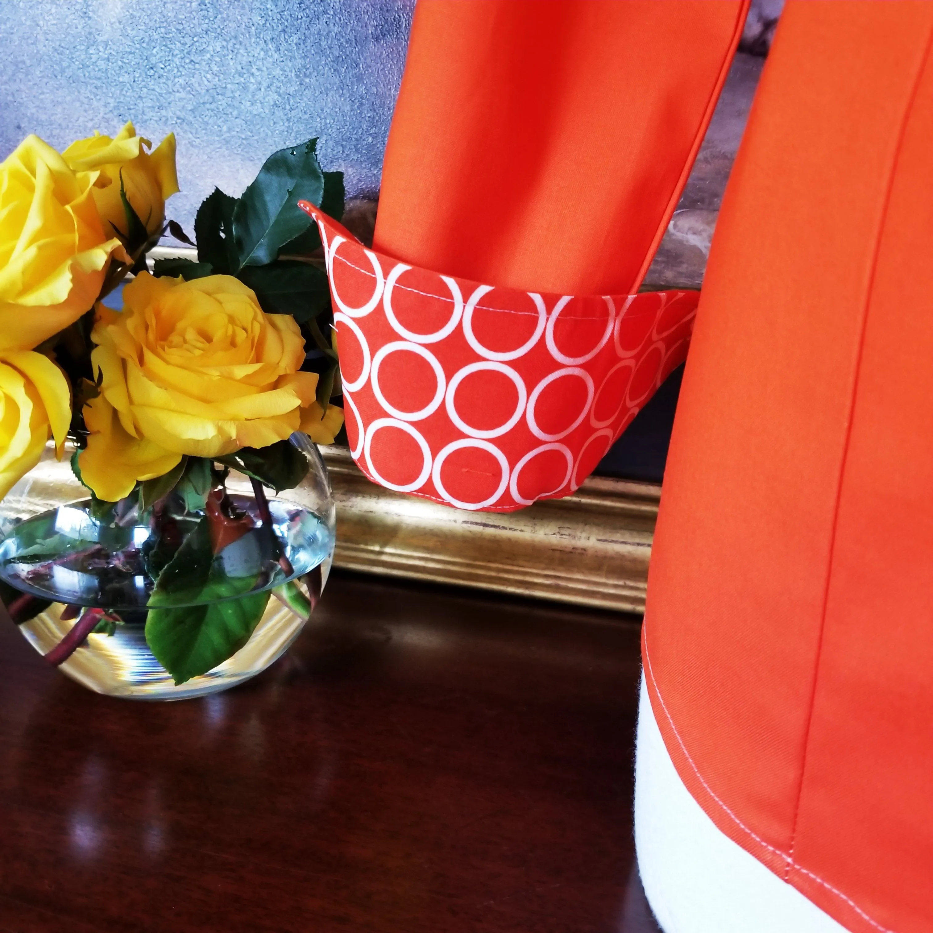 LAUREN SHIRT IN TANGERINE