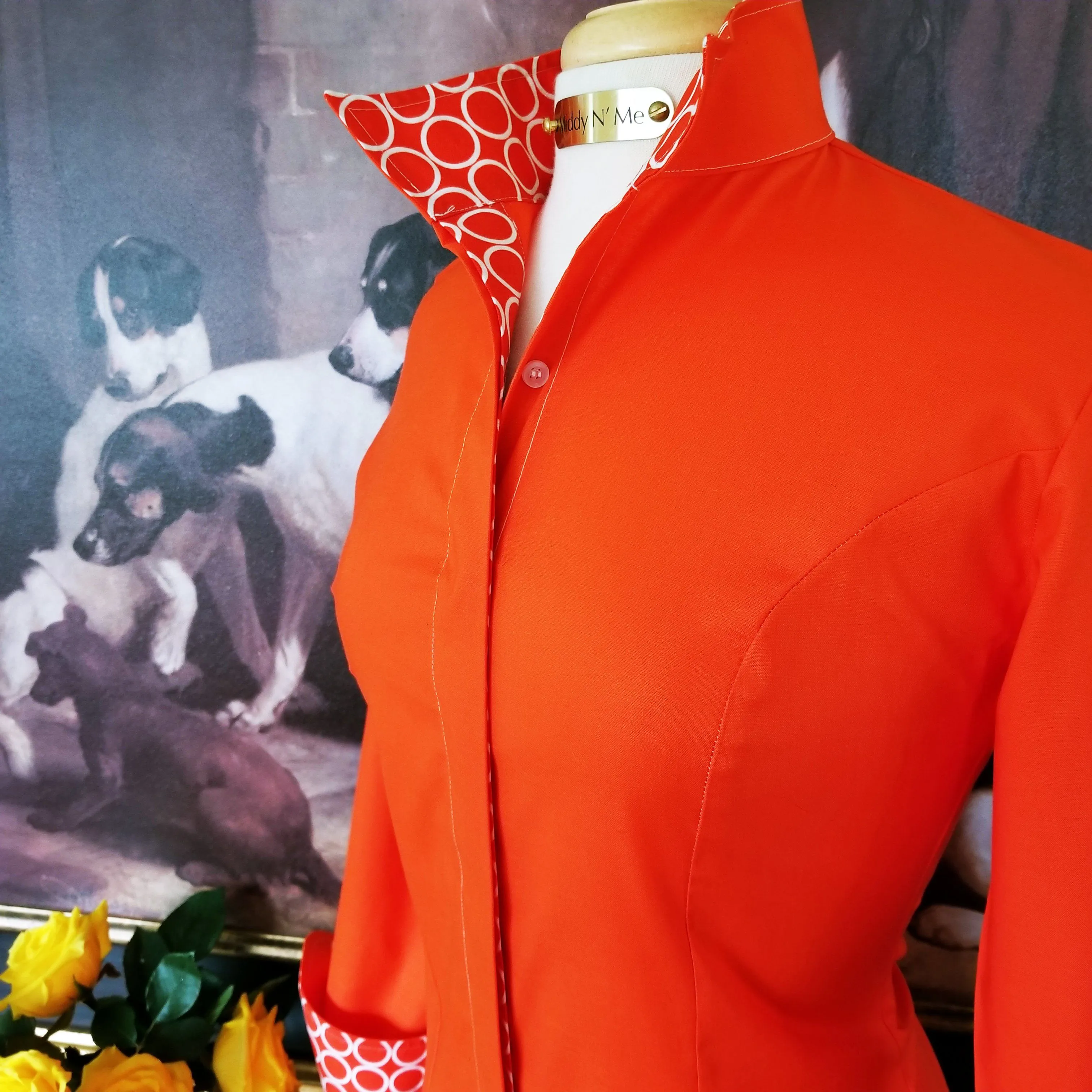 LAUREN SHIRT IN TANGERINE