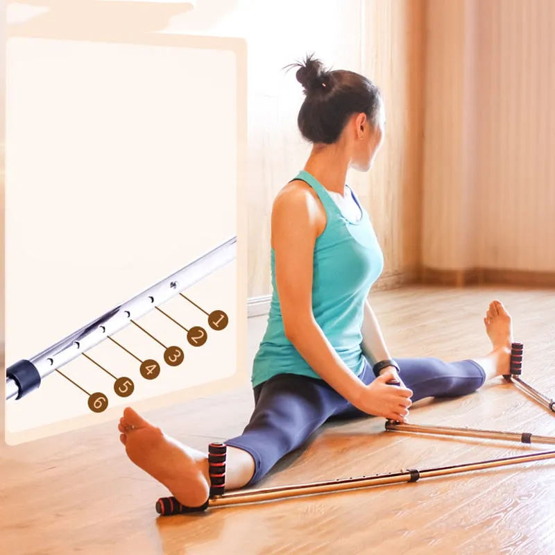 Leg Stretcher Steel Split Stretching Machine  Stretching Equipment Flexibility for Ballet Yoga Dance Taekwondo Karate Martial Arts Gymnastics