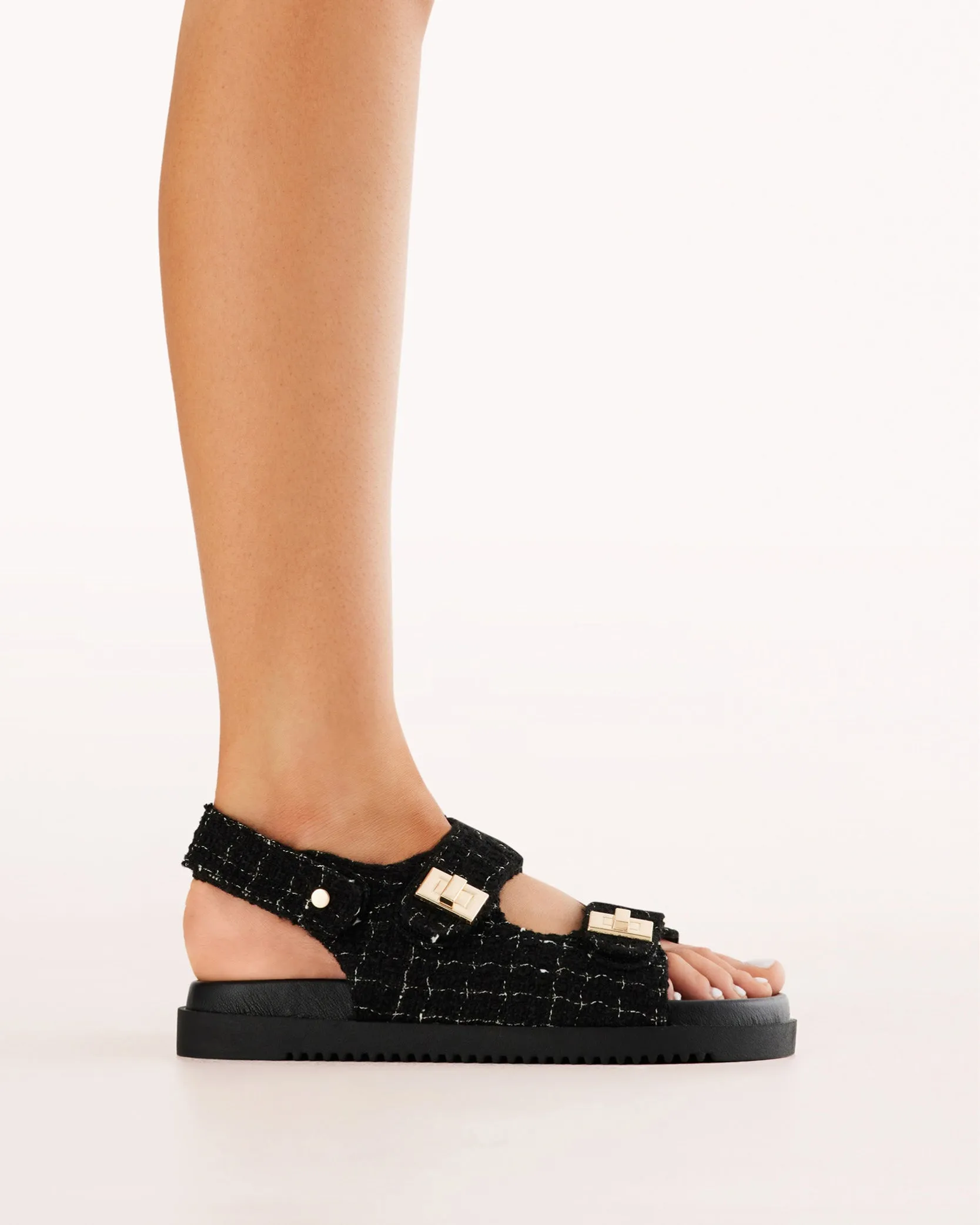 LILLIAN - BLACK BOUCLE