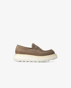 Loafer Over Cal 32161A Calfskin Leather Cobo Dark Bark
