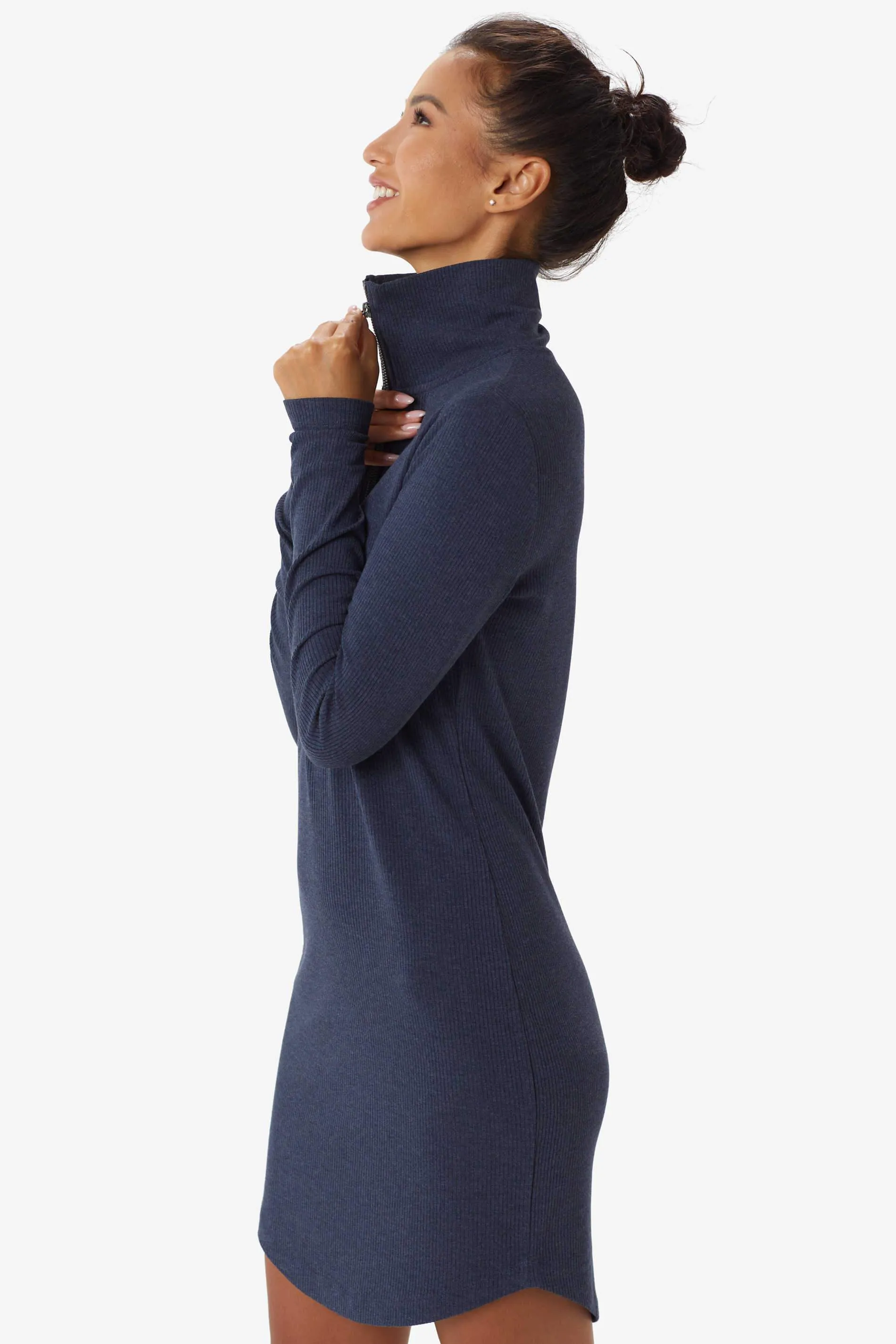 Lole Women's Villeray Turtleneck Long Sleeve Dress