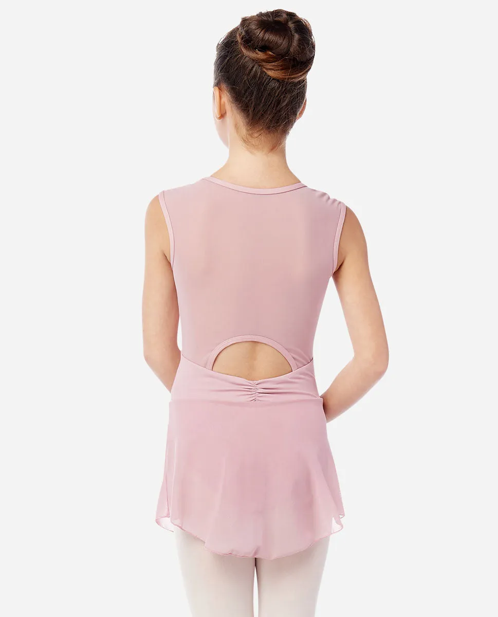 Lulli Julia Dusty Rose Skirted Leotard