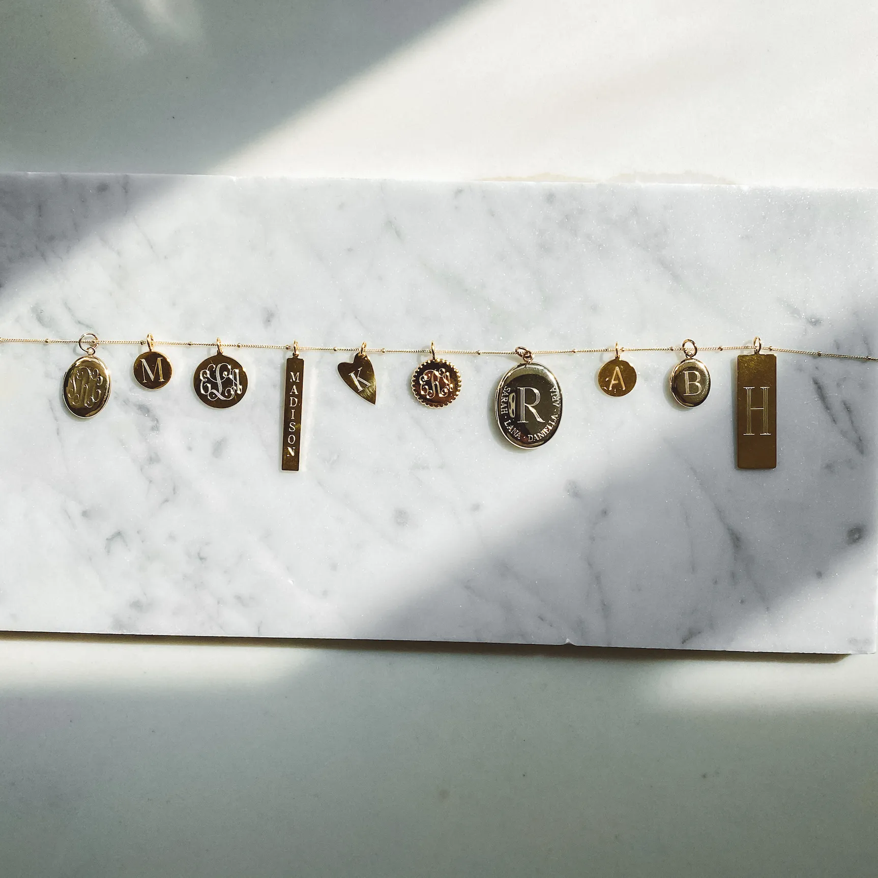 MADI MONOGRAM MEDALLION