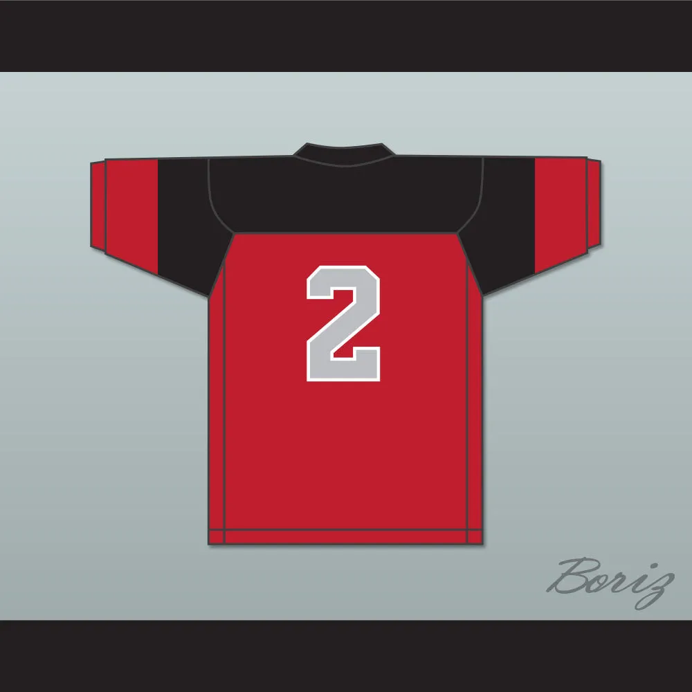 Manny Mankiewitz 2 Blackfoot High School Red Football Jersey 1