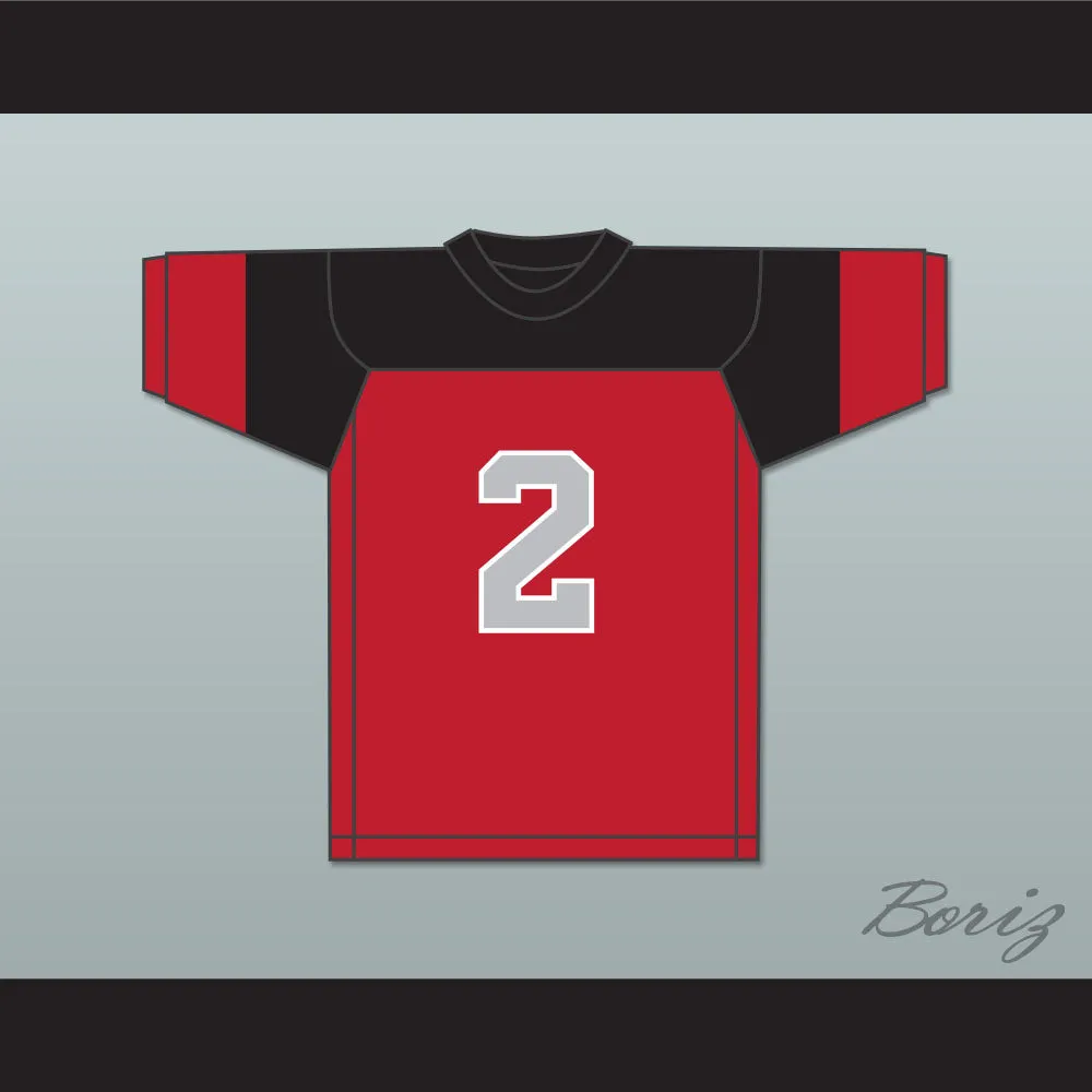 Manny Mankiewitz 2 Blackfoot High School Red Football Jersey 1