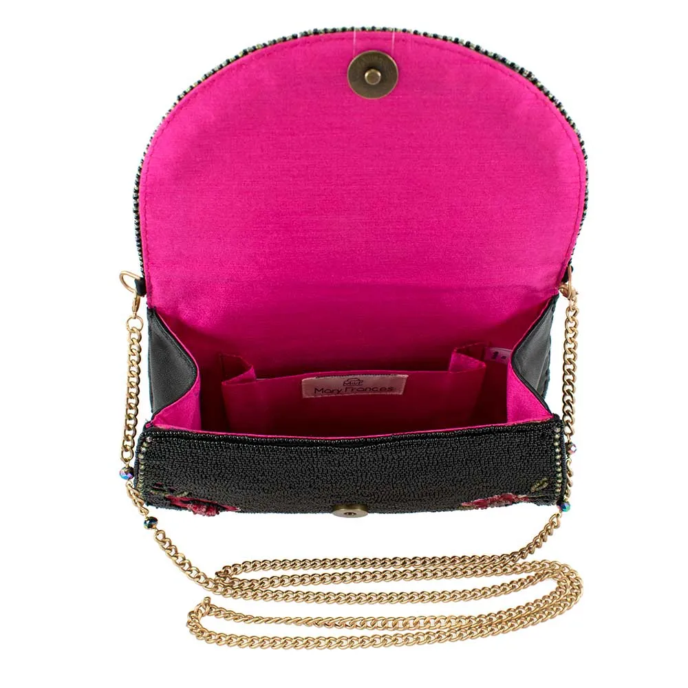 Mary Frances Pretty in Pink Pretty in Pink Crossbody Handbag New