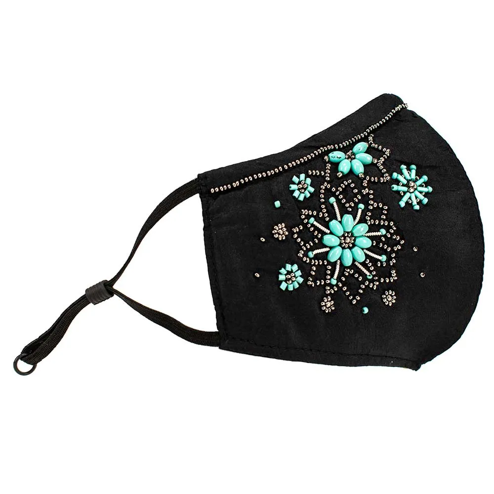 Mary Frances Touch of Turquoise Face Mask