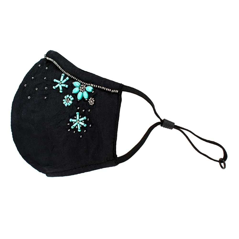 Mary Frances Touch of Turquoise Face Mask
