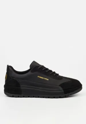 Mazerata Perlo 1 faux suede - black