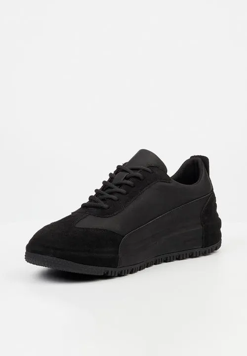 Mazerata Perlo 1 faux suede - black