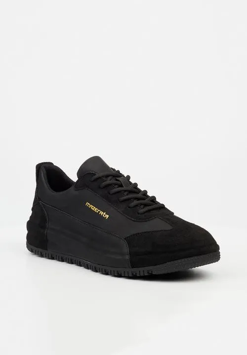 Mazerata Perlo 1 faux suede - black