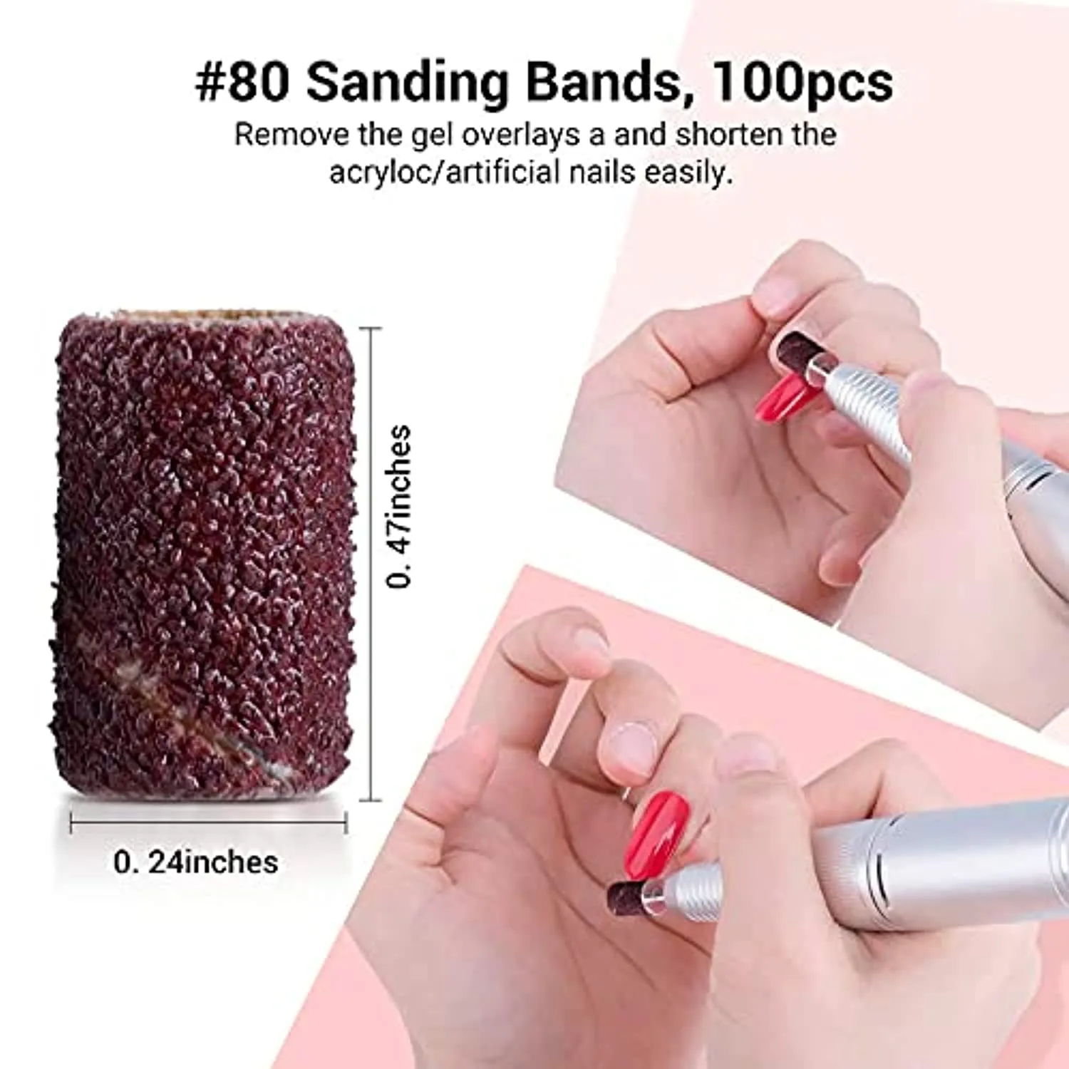 MelodySusie Nail Kit Set Professional Acrylic with Everything, Portable Electric Nail Drill, 48W UV LED Nail Lamp, 3D Nail Art Decoration, All-In-1 Compact Efile Electrical File Kit for Gel Nails