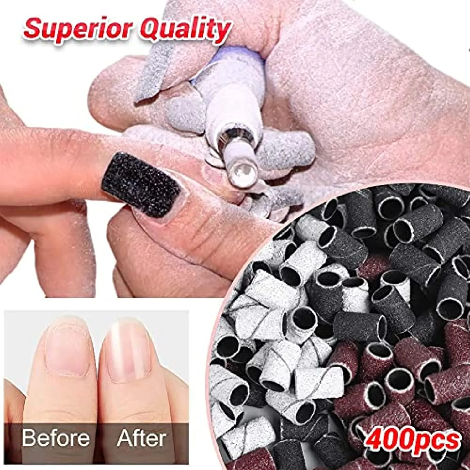 MelodySusie Nail Kit Set Professional Acrylic with Everything, Portable Electric Nail Drill, 48W UV LED Nail Lamp, 3D Nail Art Decoration, All-In-1 Compact Efile Electrical File Kit for Gel Nails