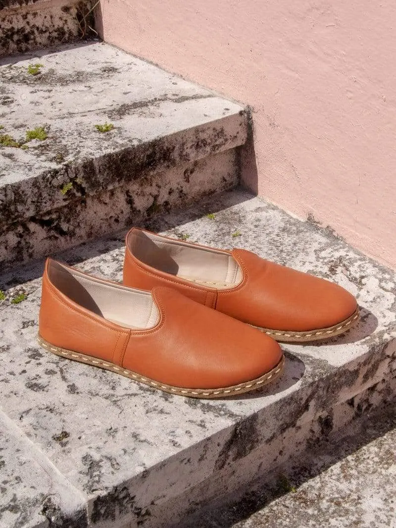 Men's Turkish Yemeni Loafers In Camel