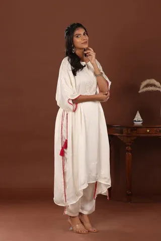 Meva Rang Kaftan Set