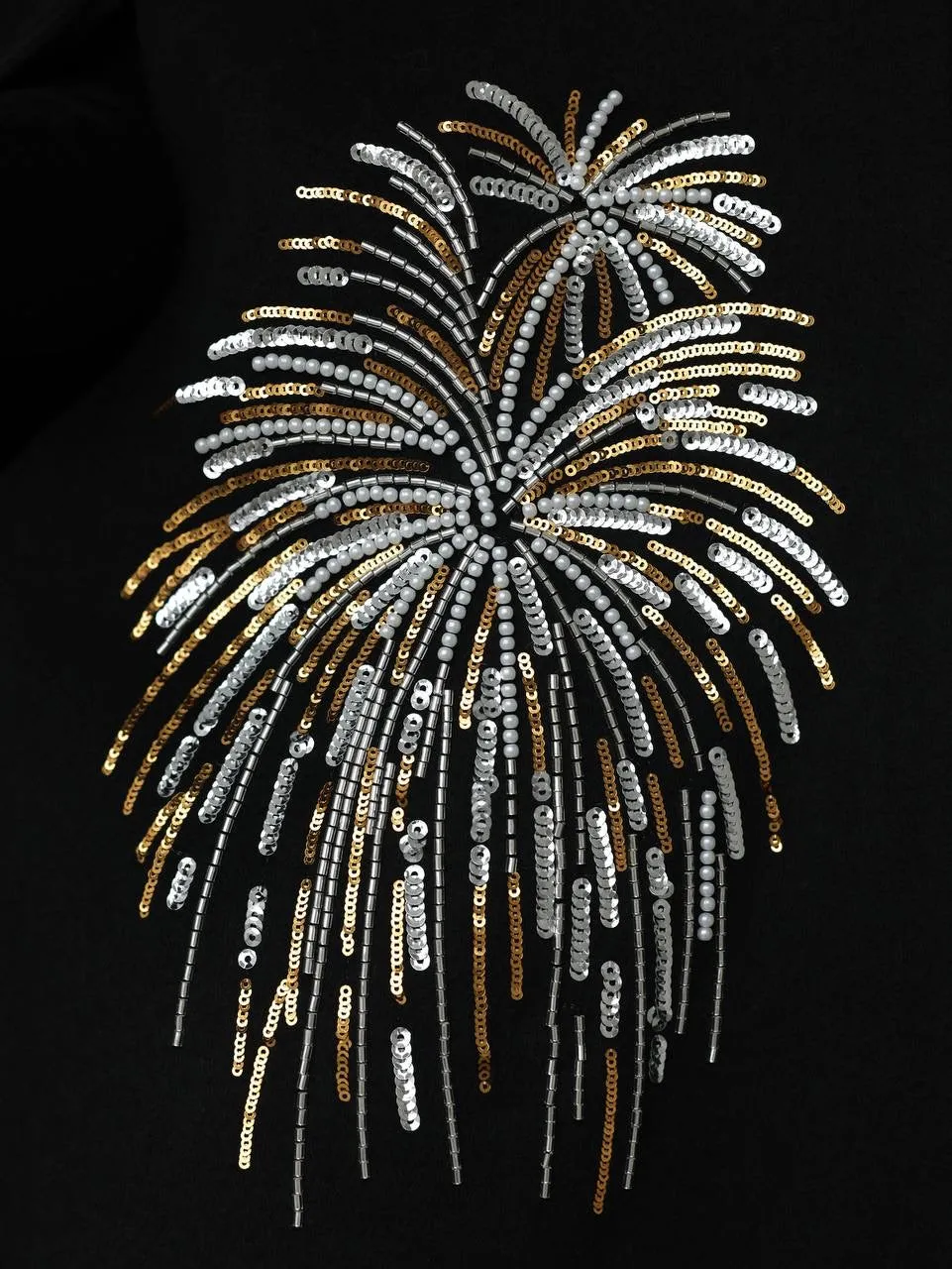 Midnight Celebration Embellished Cape