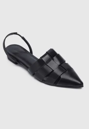 Miel Slingback Flats & Ballerina (Black)