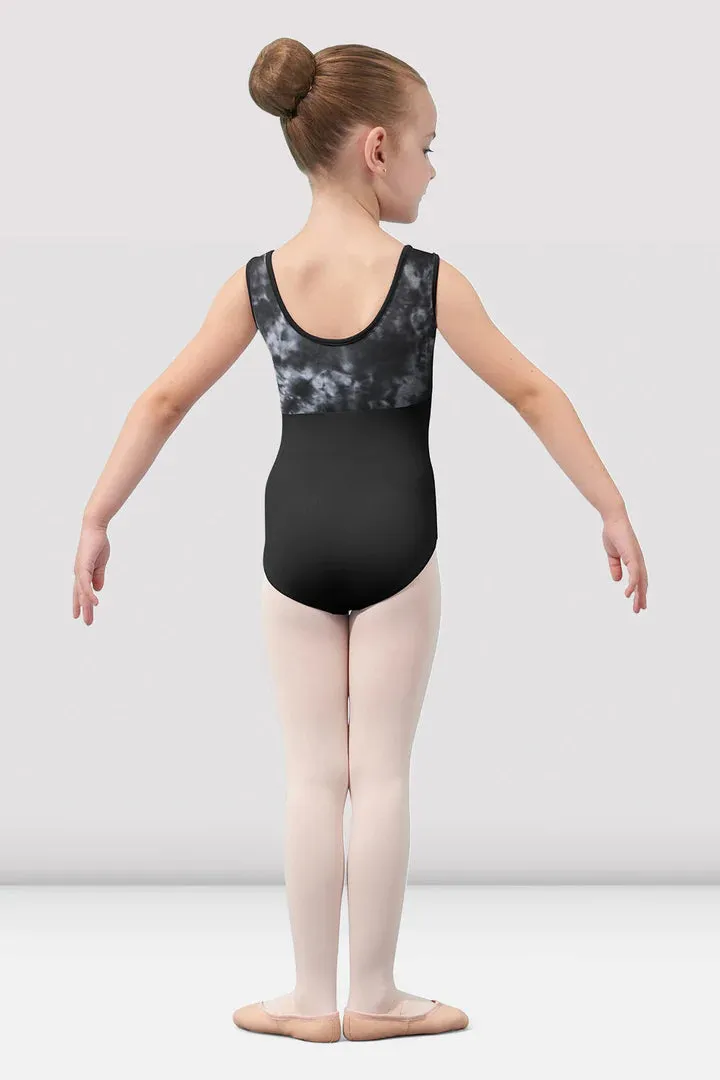 Mirella M482C Watercolour Tank Girls Leotard