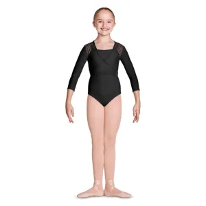 Mirella M741C Mesh Wrap Top Black - Child