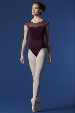 Mirella Velvet Bodice Cap Sleeve Verona Leotard