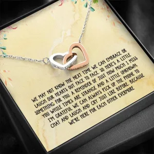 Miss You Silver and Gold Necklace