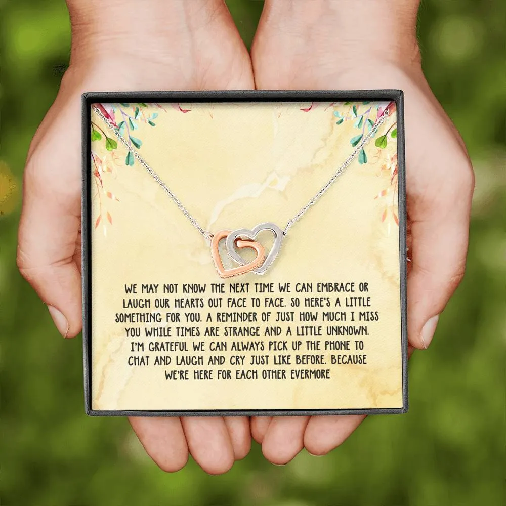 Miss You Silver and Gold Necklace