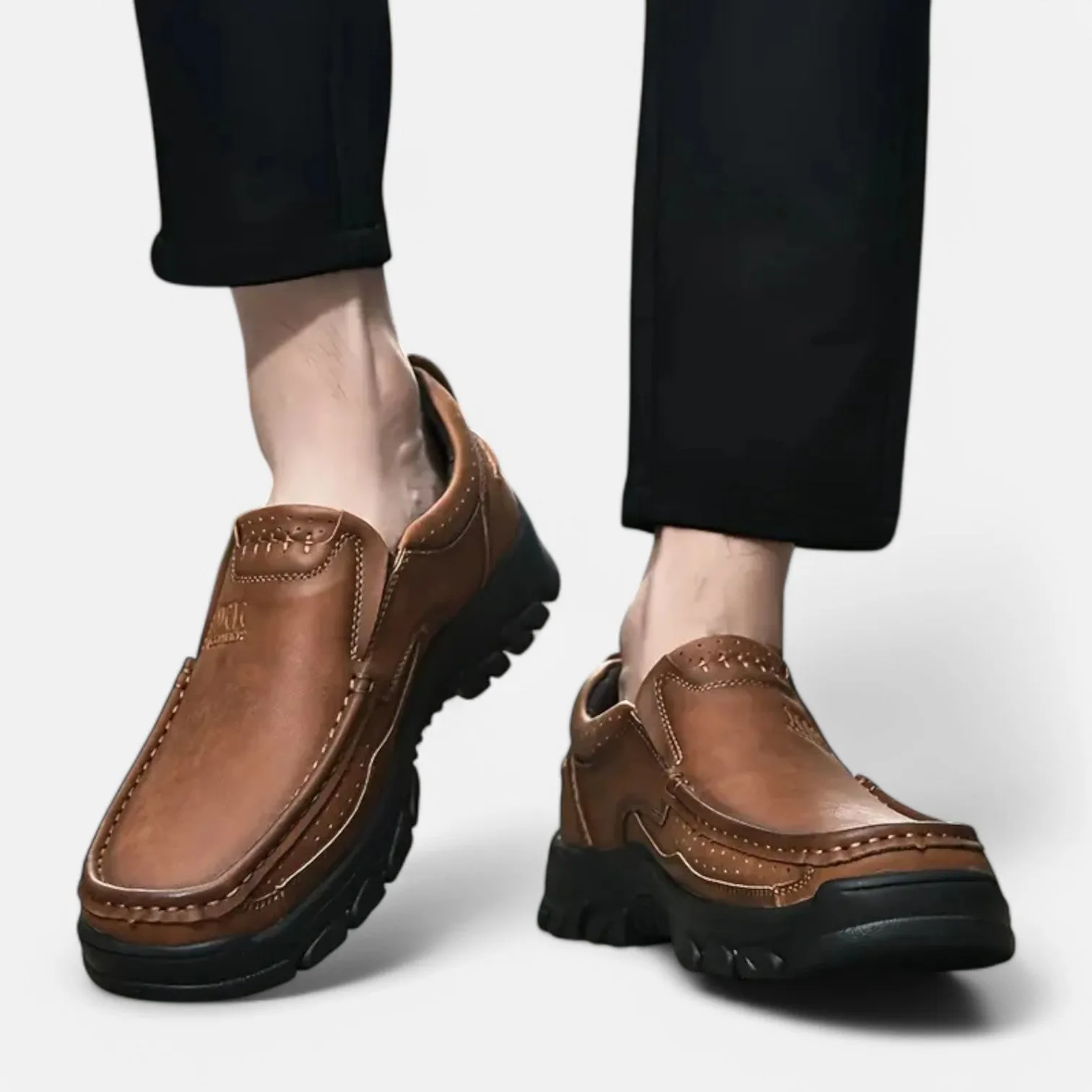 Monacogents | Men's Handmade Leather Loafers – Slip-On, Non-Slip