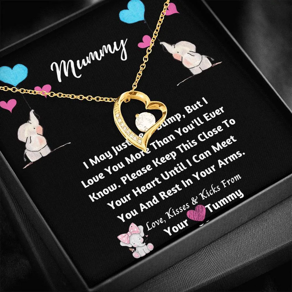 Mummy Heart  Necklace- Love From Your Tummy