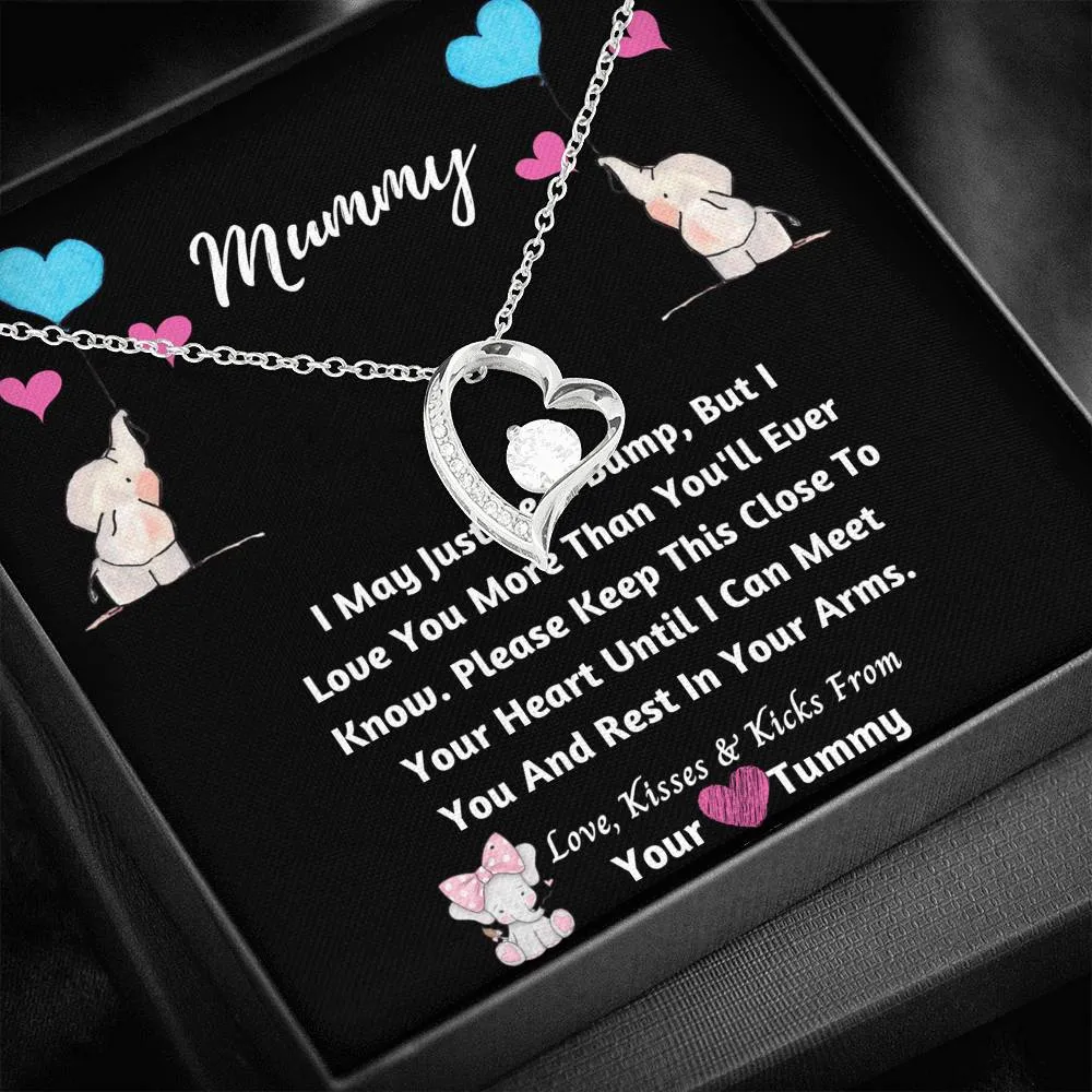 Mummy Heart  Necklace- Love From Your Tummy