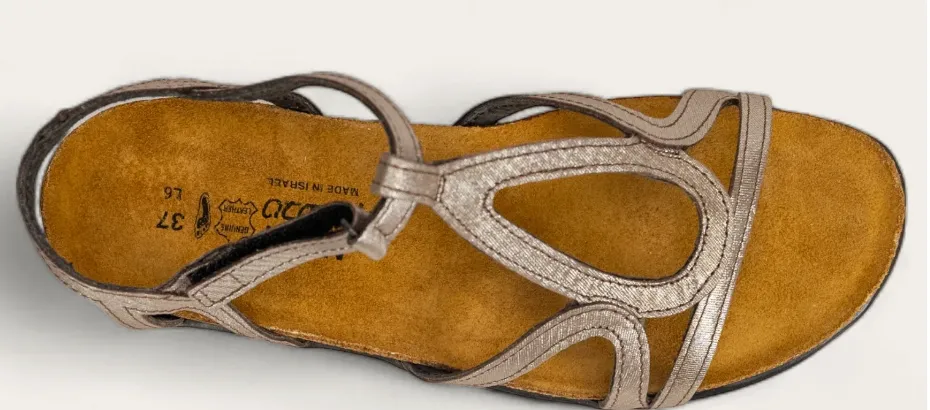 Naot Dorith Silver Sandal
