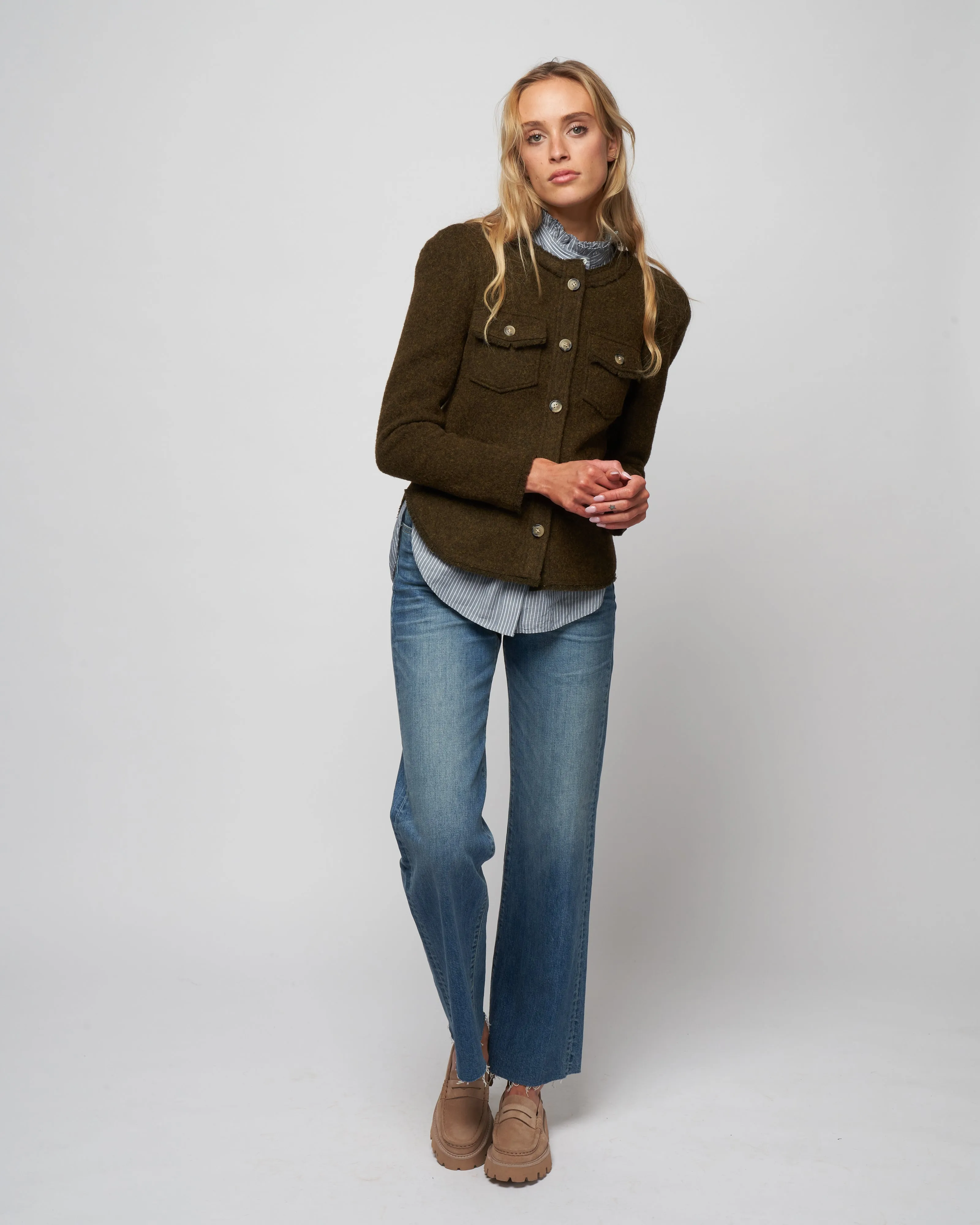 nelly jacket - dark khaki