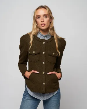 nelly jacket - dark khaki