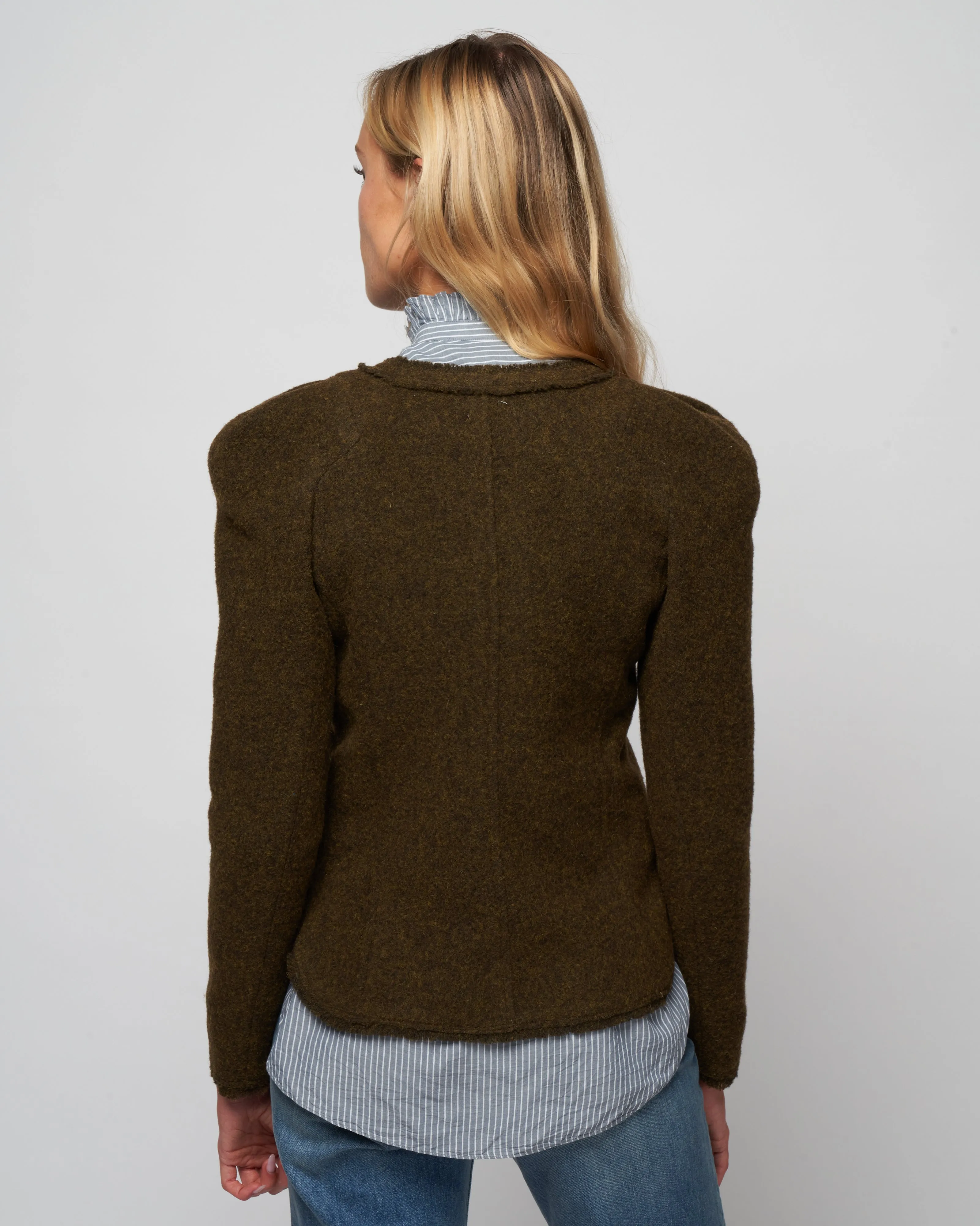 nelly jacket - dark khaki