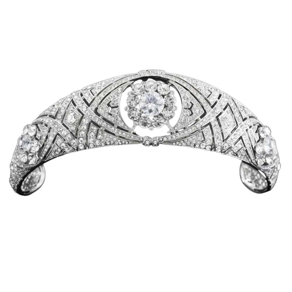 NEW Adjustable 'Meghan Markle' Inspired Wedding Rhinestone Tiara