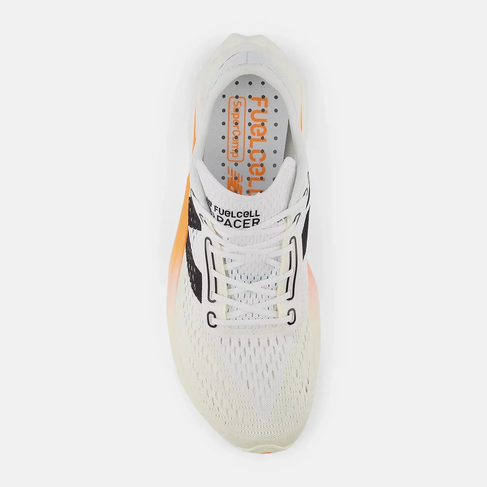 New Balance Men's Fuel Cell Super Comp Pacer v2 - Hot Mango/Angora/White