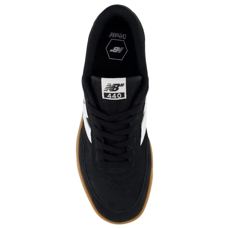New Balance Numeric 440 V2 Black/White/Gum Shoes