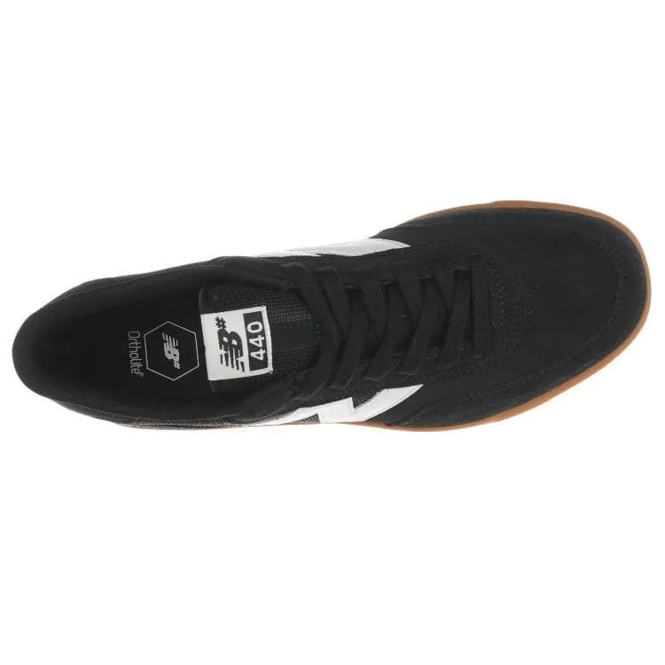 New Balance Numeric 440 V2 Black/White/Gum Shoes