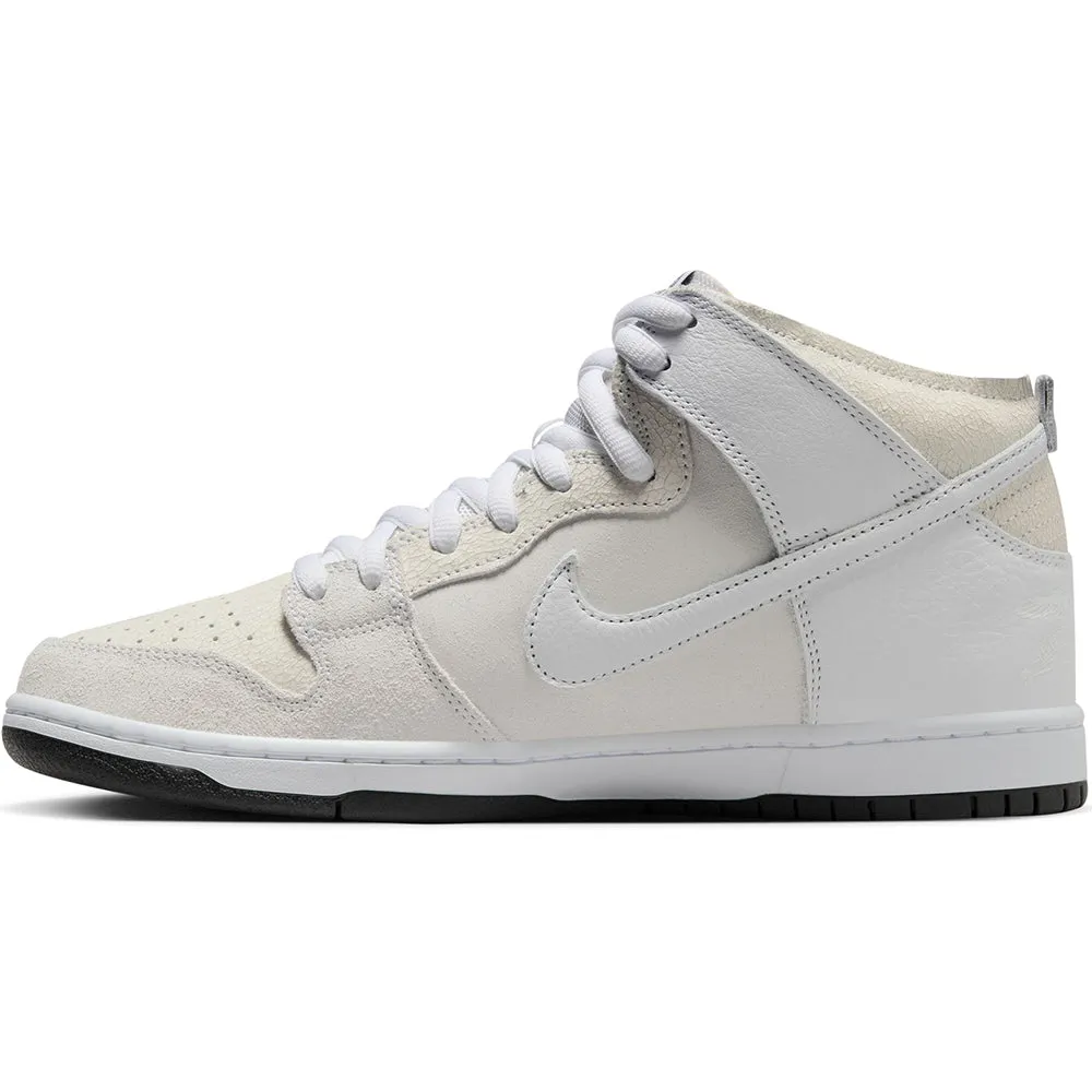 Nike SB x Antihero Dunk High Shoes White/White-Black