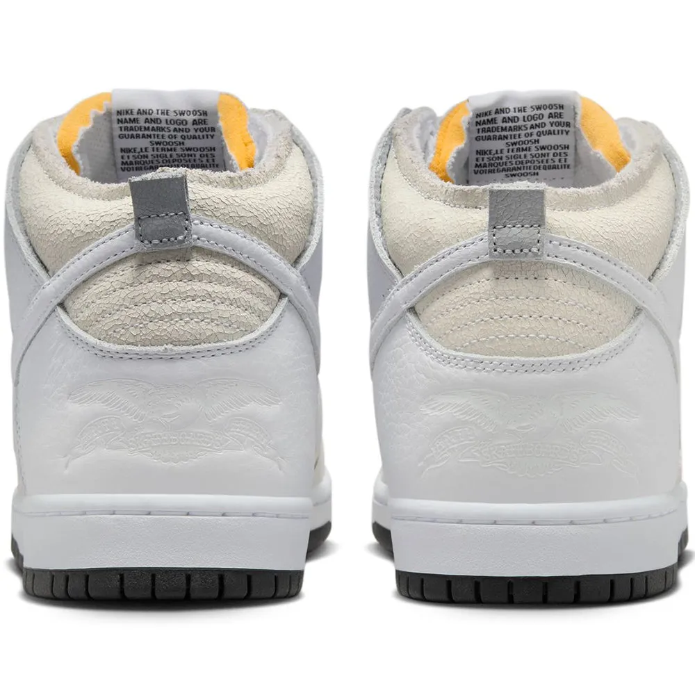 Nike SB x Antihero Dunk High Shoes White/White-Black