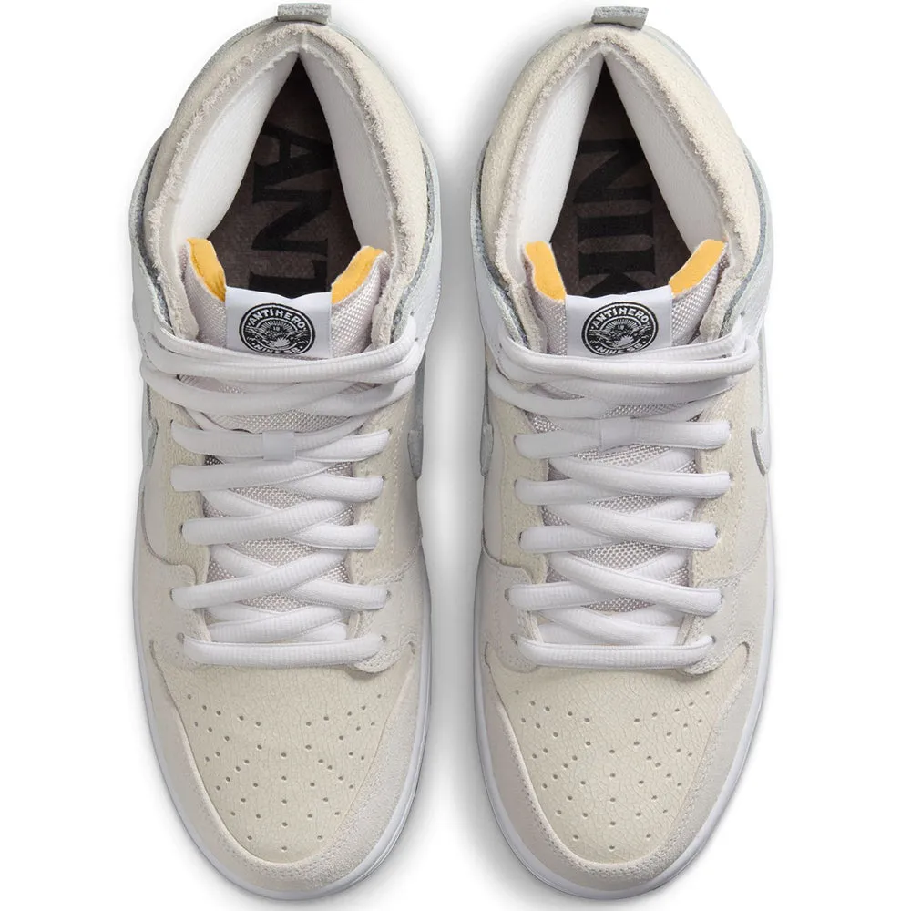 Nike SB x Antihero Dunk High Shoes White/White-Black