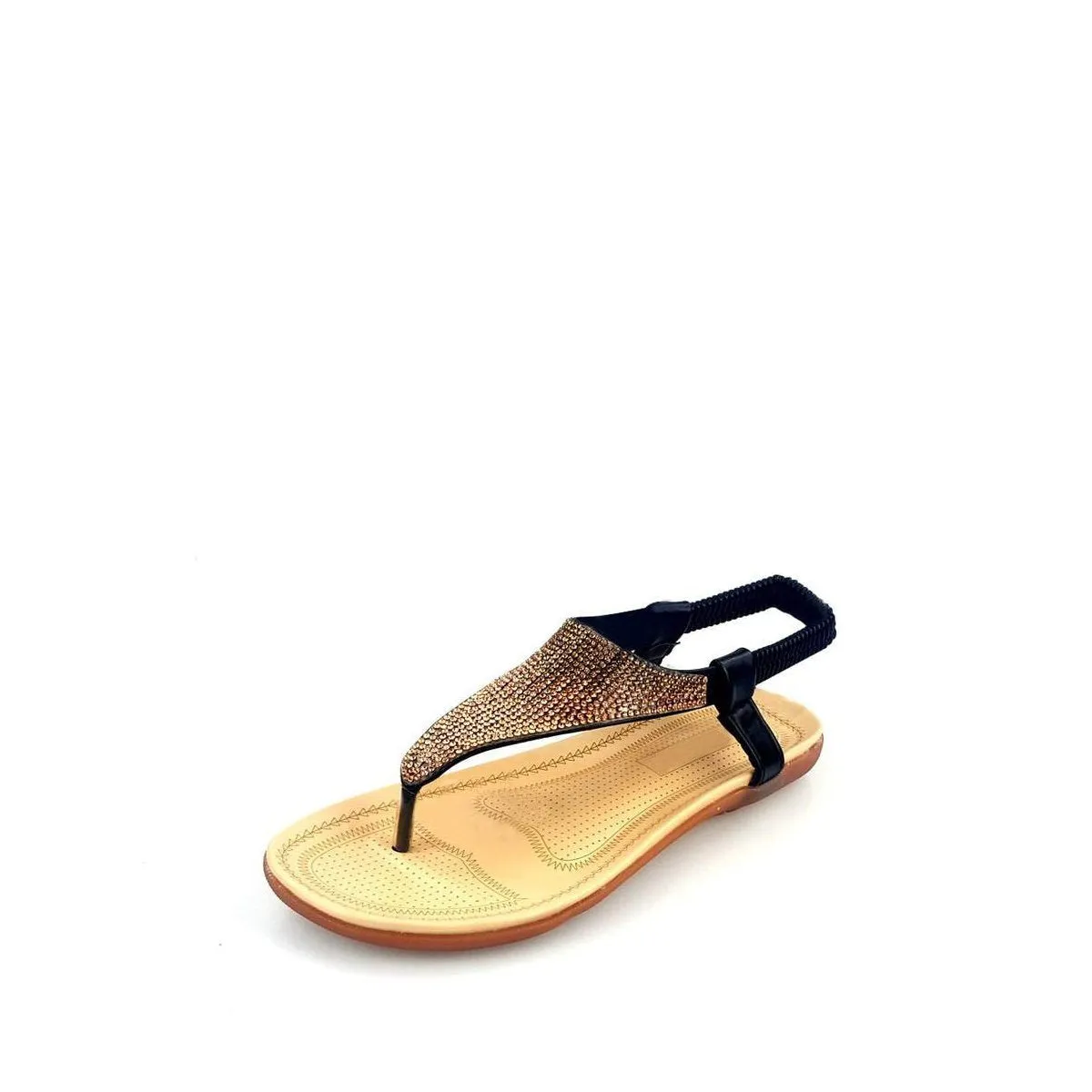 Norah Diamante Toe Post Elastic Back