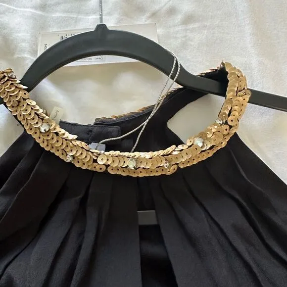 NWT Rebecca Taylor  Sequin Halter Gown size 8