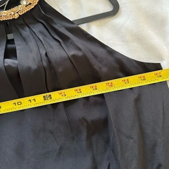 NWT Rebecca Taylor  Sequin Halter Gown size 8