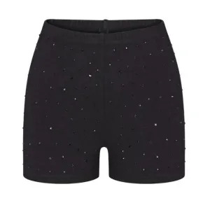NWT • SKIMS • OUTDOOR RHINESTONE SHORT SHORT • SMALL • WASHED ONYX • BLACK