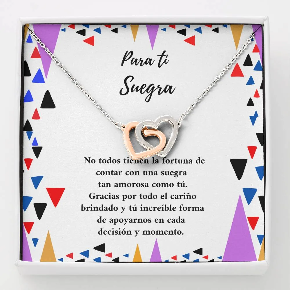Para ti suegra gracias por apoyarnos en cada decisión
